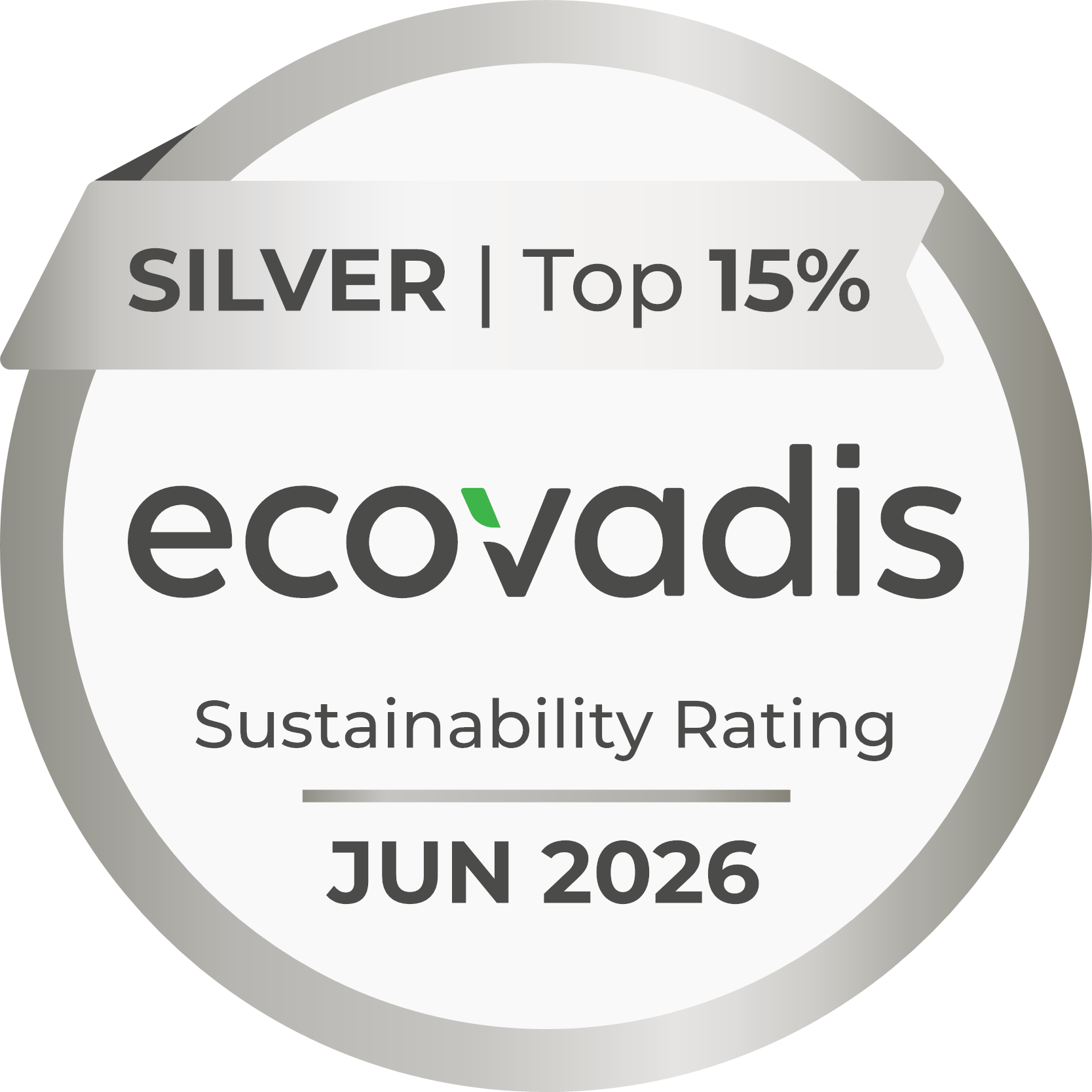 DataPrint récompensée par la médaille d'argent EcoVadis pour ses performances en matière de développement durable.