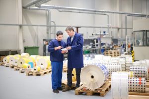 employees at work